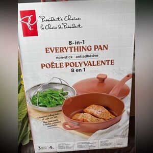 PC 8 in 1 EVERYTHING PAN - Presidents Choice always pan, frying pan NEW